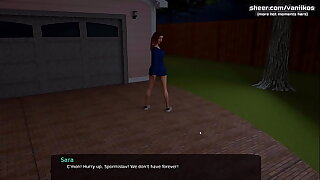 Girlfriend doesn't want her virgin pussy fucked, as a result she gets a rough fuck in her tight passing ass l My sexiest gameplay moments l Milfy City l Part #21